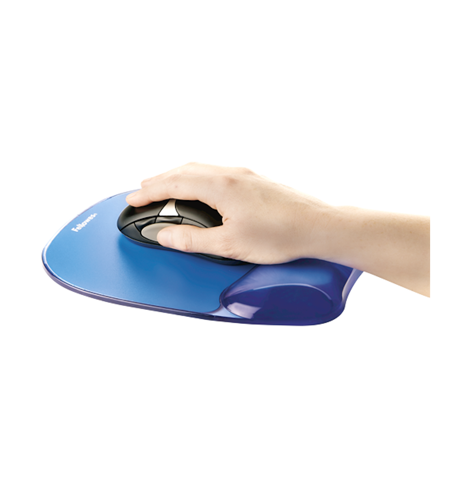Tapis souris ergonomique GEL CRYSTAL™ BLEU 3