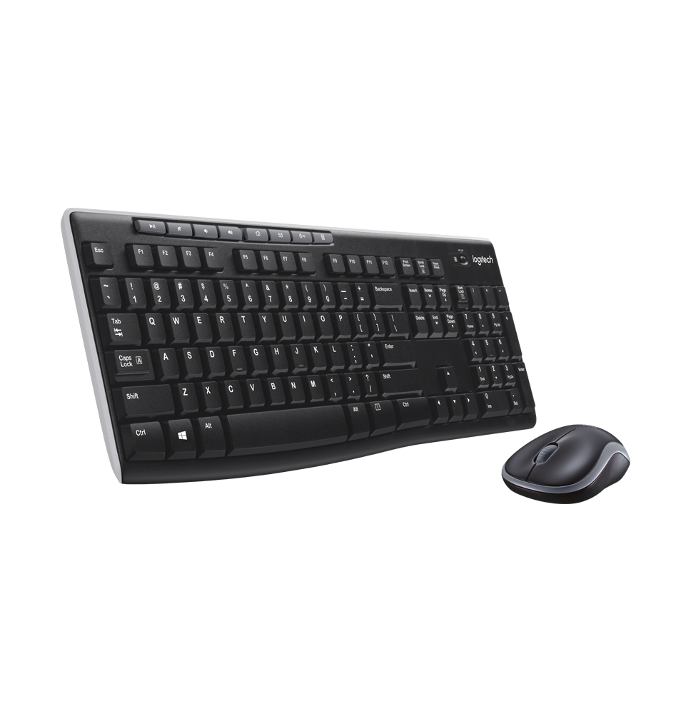 Combo Clavier Souris Sans Fil Logitech MK270 - UK Layout, 2.4GHz, Longue Autonomie