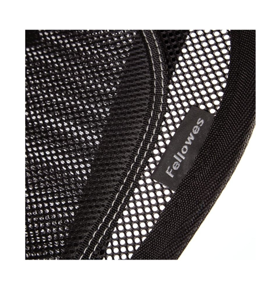 Support Dorsal Ergonomique Fellowes - En Tissu Gris, Réglable Pour Toutes Les Chaises De Bureau