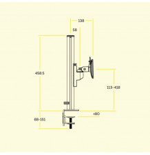 Filex Galaxy Modular compact - support d'écran