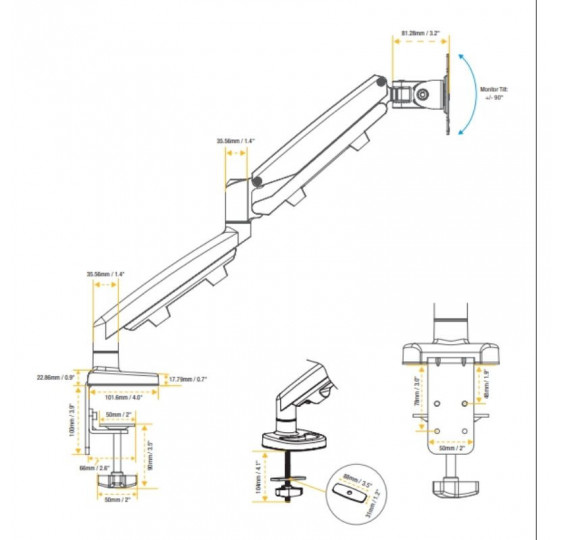 Eppa™ Simple Bras porte-écran