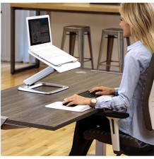 Support Ordinateur Portable Hana™ blanc 2