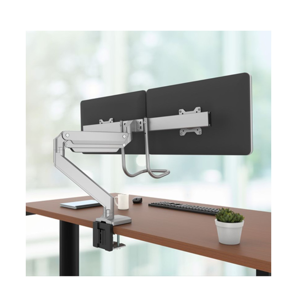 Renfort De Fixation Pour Bras D'écran My Wall - Kit 2 Plaques Noires Avec Coussinets Antidérapants - 12