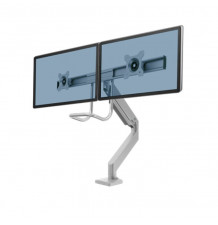 Bras porte-écran double à barre transversale Eppa™ - silver 8