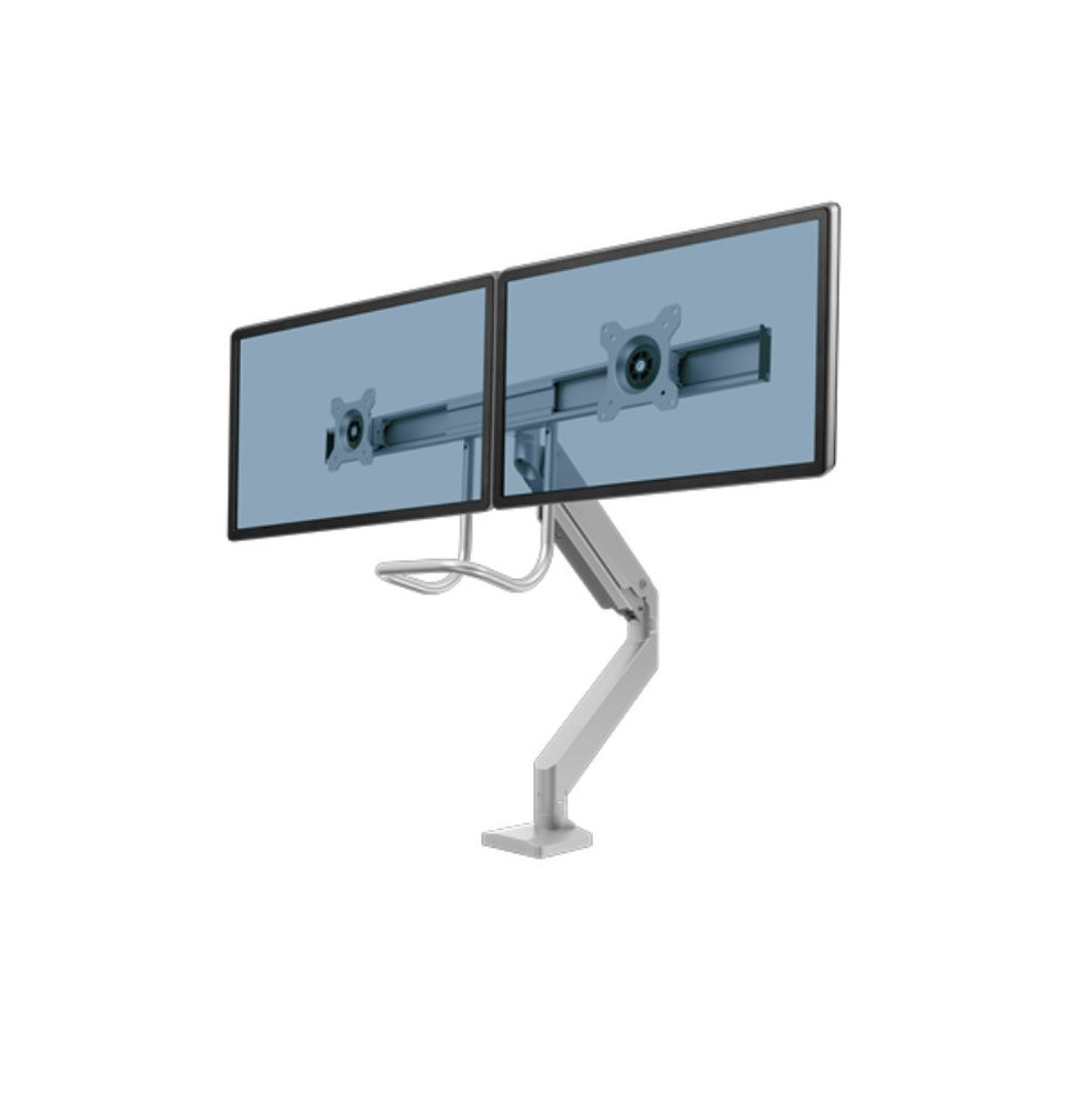 Bras porte-écran double à barre transversale Eppa™ - silver 8