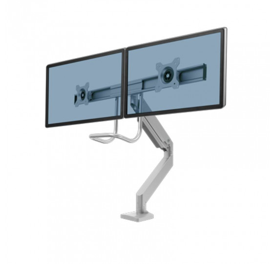 Bras porte-écran double à barre transversale Eppa™ - silver 8