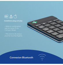 Numpad Break R-Go noir sans fil  3