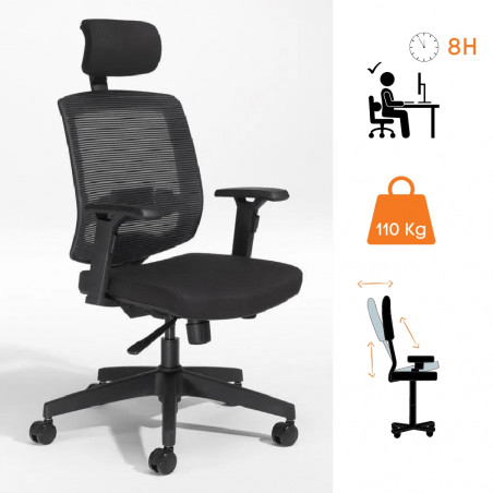 Malice fauteuil de bureau ergonomique  5