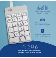 Numpad Break R-Go blanc filaire 3