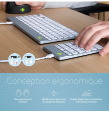 Numpad Break R-Go blanc filaire 7