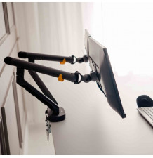 Support Ecran BE Flexible Dual noir 9