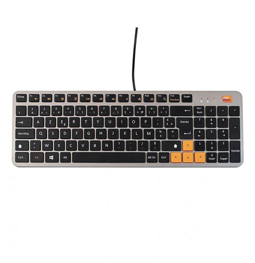 Clavier filaire X-Per - Clavier compact Azerty - Avec Pavé Numérique