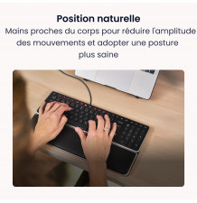 Clavier BALANCE filaire ou sans fil - Clavier ergonomique 3