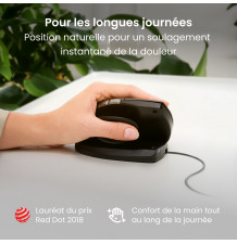 Souris verticale Unimouse - souris ergonomique explications