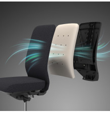 Fauteuil ergonomique JIM de bureau fonctionnalités dossier respirant