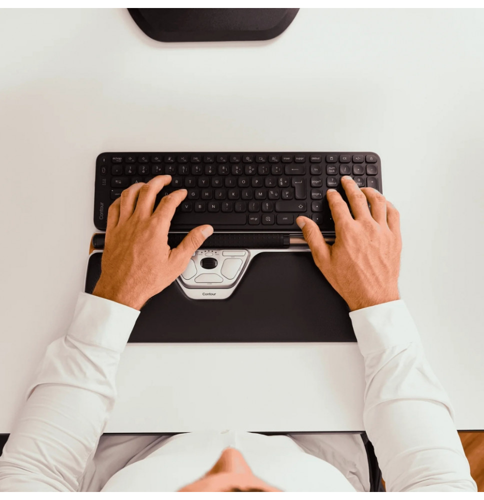 Clavier Balance Mid-Size - AZERTY - Filaire ou Sans Fil vue du dessous