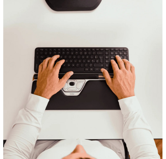 Clavier Balance Mid-Size - AZERTY - Filaire ou Sans Fil vue du dessous