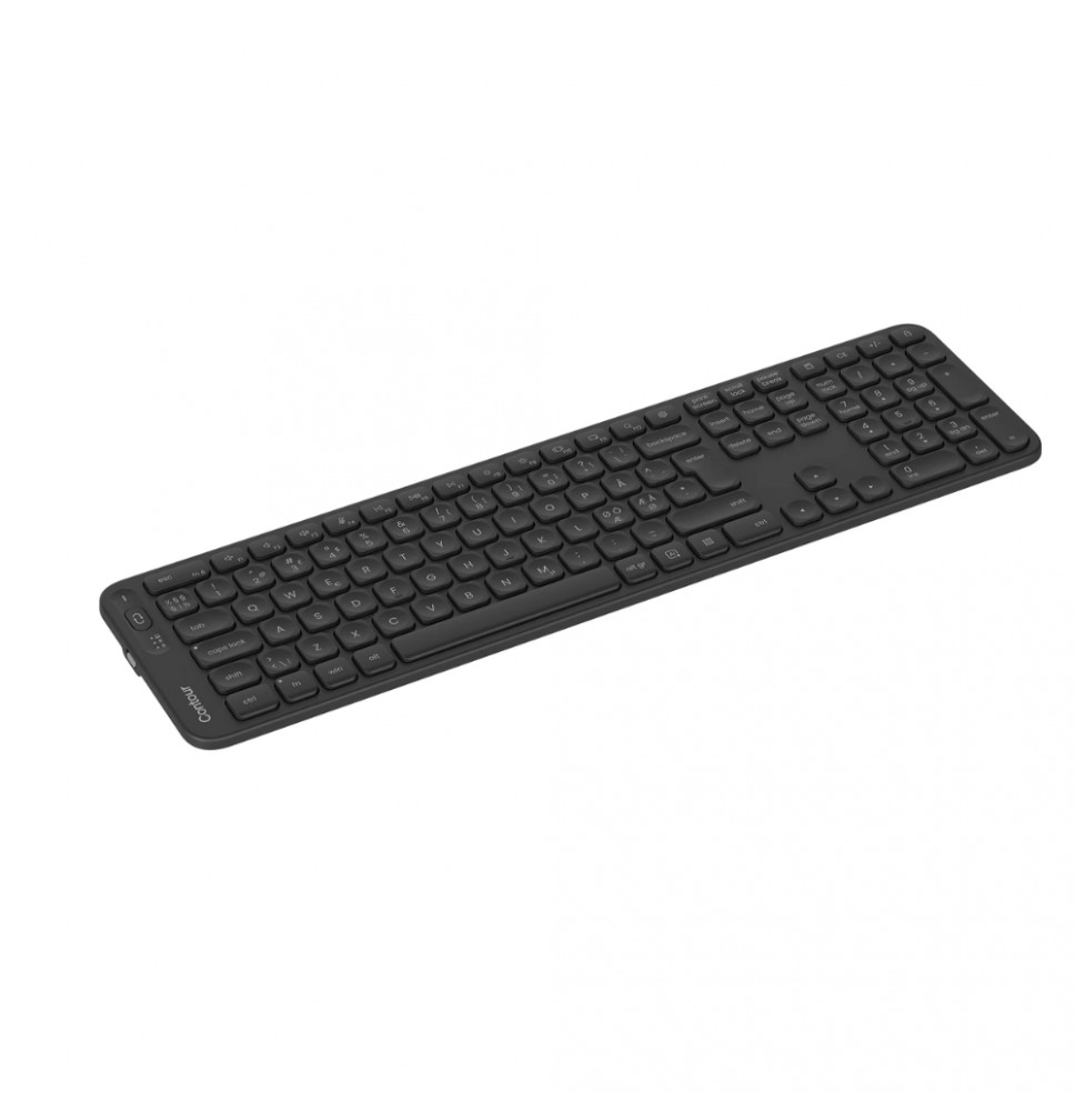 Clavier Ergonomique Sans Fil Contour Balance Keyboard - Noir AZERTY Français - Mince - Occasion Fonctionnelle
