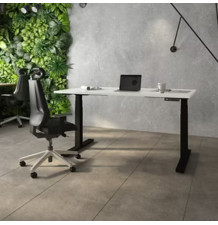FlexMove E3S - Bureau assis-debout électrique réglable en hauteur pied noir