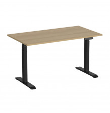FlexMove E3S - Bureau assis-debout électrique réglable en hauteur - pied noir
