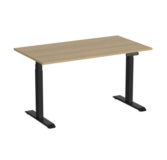FlexMove E3S - Bureau assis-debout électrique réglable en hauteur - pied noir