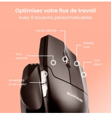 Souris verticale Unimouse - souris ergonomique les différents boutons Souris verticale Unimouse - souris ergonomique les différents boutons
