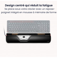 RollerMouse Red - Souris centrale filaire design centré