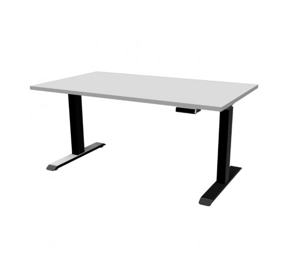 FlexMove E3S - Bureau assis-debout électrique réglable en hauteur blanc