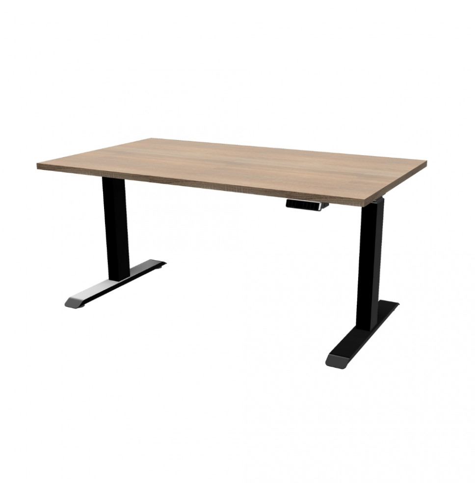 FlexMove E3S - Bureau assis-debout électrique réglable en hauteur00chene blanchi