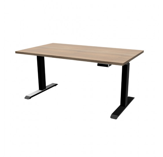 FlexMove E3S - Bureau assis-debout électrique réglable en hauteur00chene blanchi