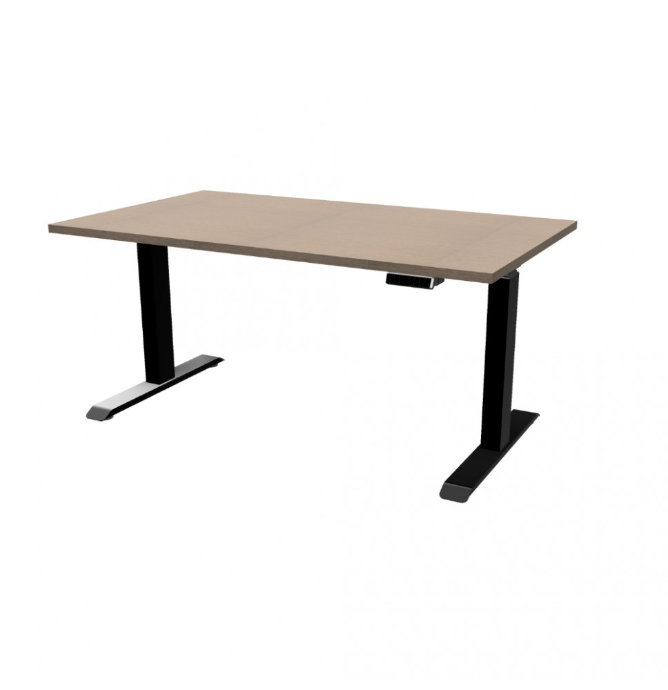 FlexMove E3S - Bureau assis-debout électrique réglable en hauteur chene