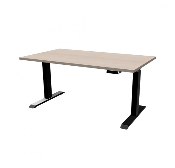 FlexMove E3S - Bureau assis-debout électrique réglable en hauteur erable