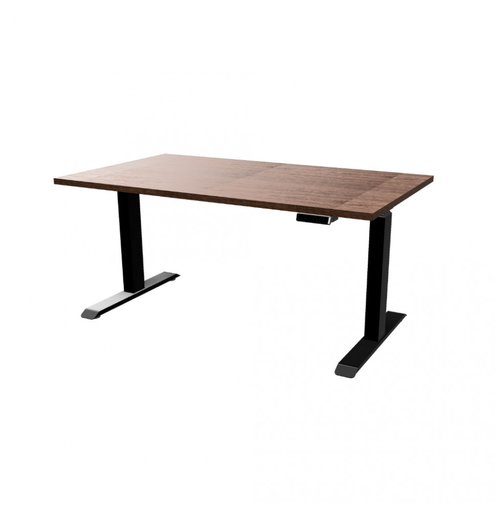 FlexMove E3S - Bureau assis-debout électrique réglable en hauteur merisier