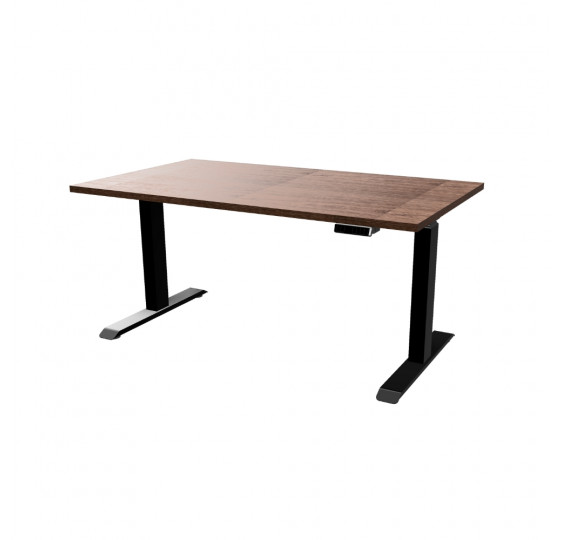 FlexMove E3S - Bureau assis-debout électrique réglable en hauteur merisier