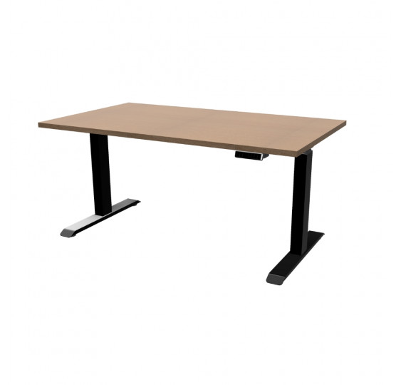 FlexMove E3S - Bureau assis-debout électrique réglable en hauteur hetre