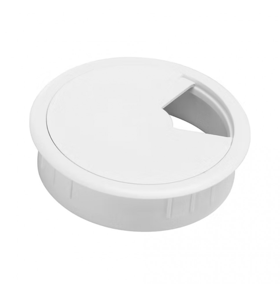 Obturateur passe câbles - bureau Flexmove - blanc