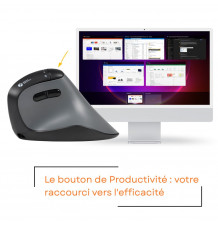 FastForward Pro 3 - Souris verticale bouton de productivité