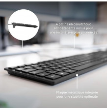 Clavier Cherry KC 6000 SLIM - AZERTY fin