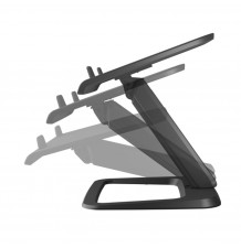 Support Pc Portable Hana™ LT noir hauteur