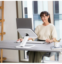 Support Pc Portable Hana™ LT blanc en situation