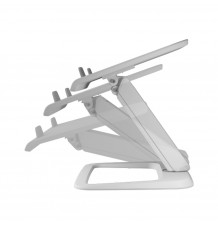 Support Pc Portable Hana™ LT blanc réglable en hauteur
