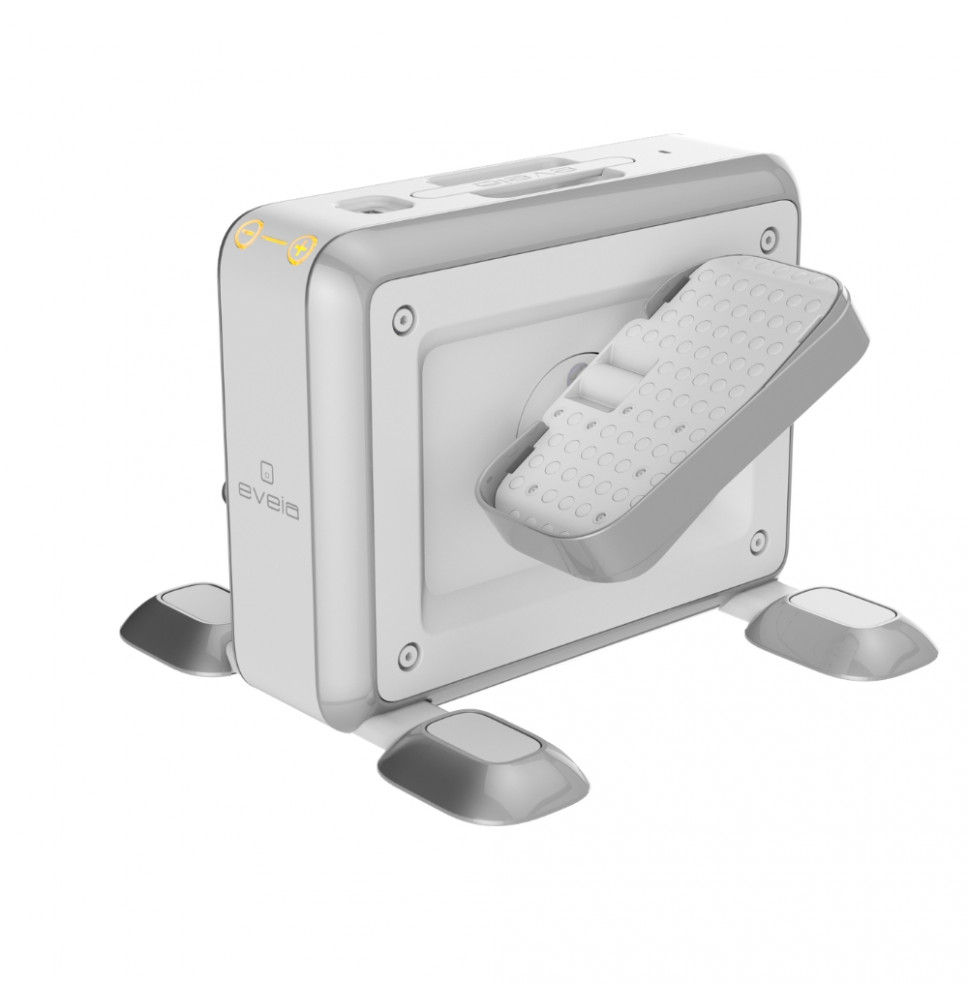Eveia - premier* - Le pédalier de bureau couleur blanc argent