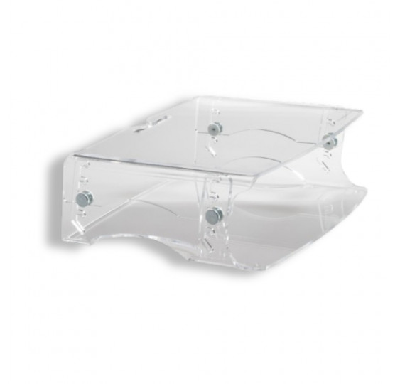 Q-riser 130 transparent - support moniteur