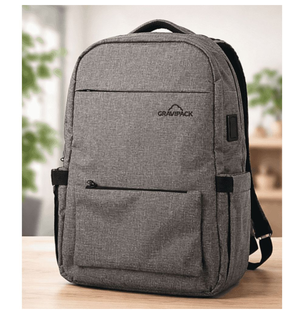Sac à dos ordinateur avec exosquelette – Business Talk V4 Gravipack® en situation
