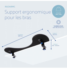 R-Go Appui-bras - Travailler plus confortablement