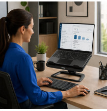 Support Pc Portable Hana™ LT noir en situation