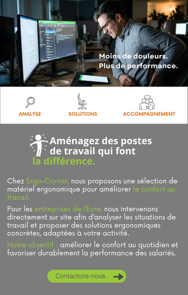 Aménagez vos postes de travail